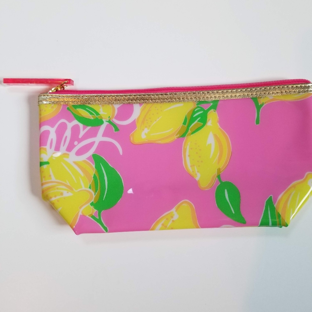 2 New Lilly Pulitzer For Estee Lauder Cosmetic Bags - 1 w/ mirror, 1 waterproof - Picture 6 of 8